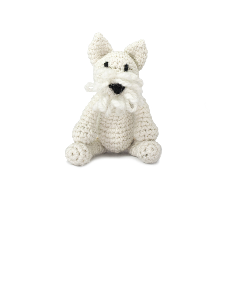 toft ed's animal mini geoff the westie amigurumi crochet